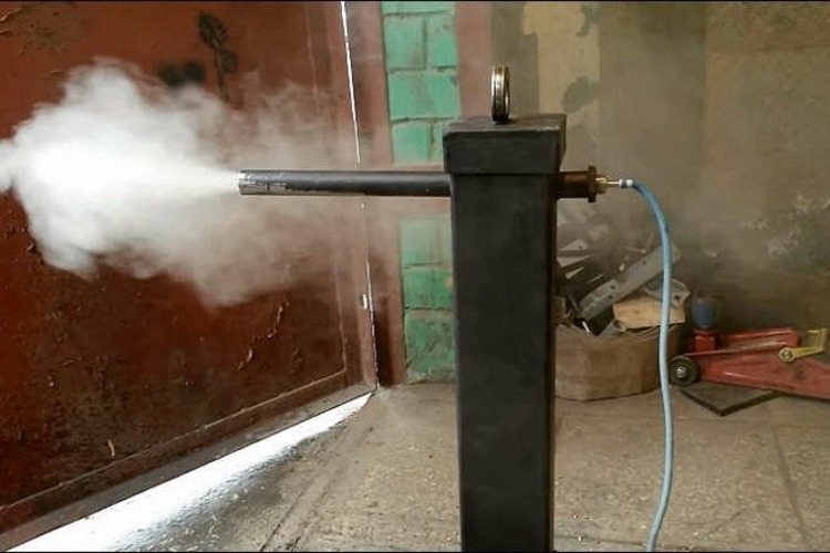 Дымогенератор своими руками из профильной трубы 100х100 для холодного копчения